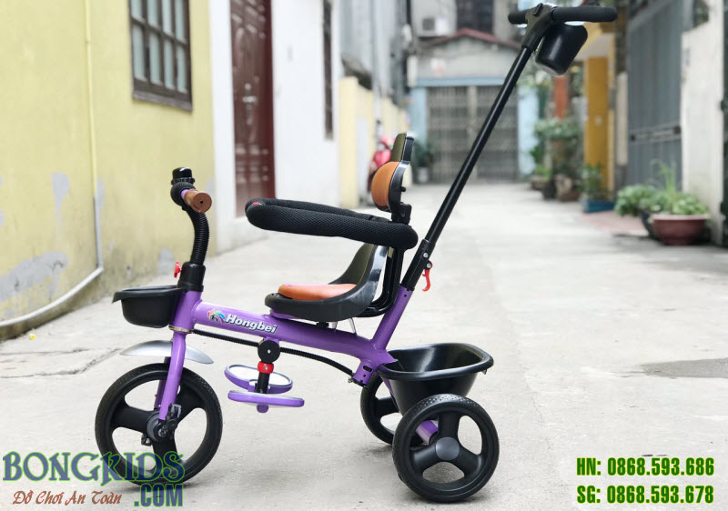 Xe đạp 3 bánh trẻ em K301 - Ghế da mềm 1