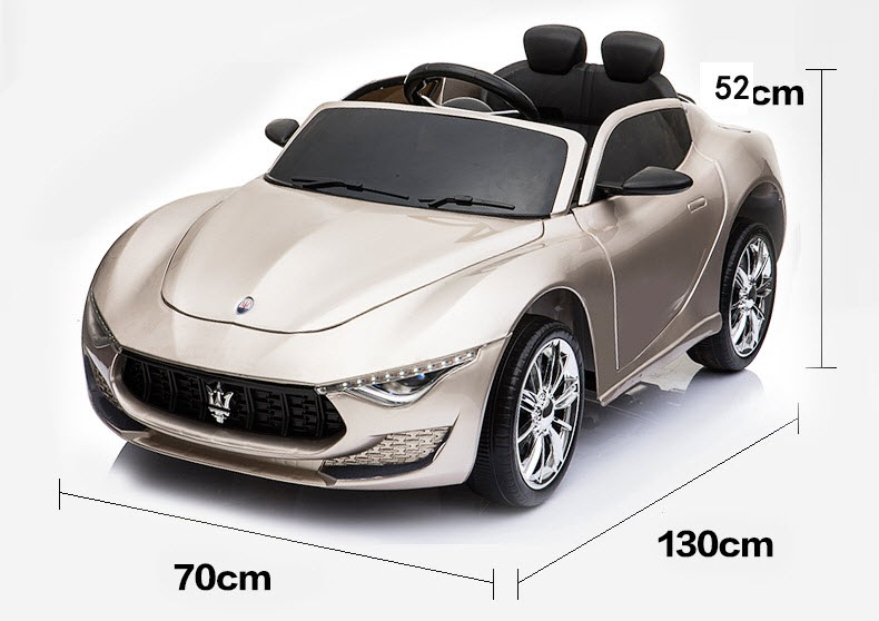 Xe ô tô điện trẻ em Maserati HW8003 ghế da, bánh cao su 1