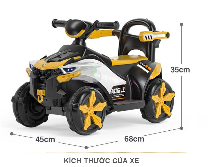 Xe điện địa hình ATV 818 cho bé 1-5 tuổi 1