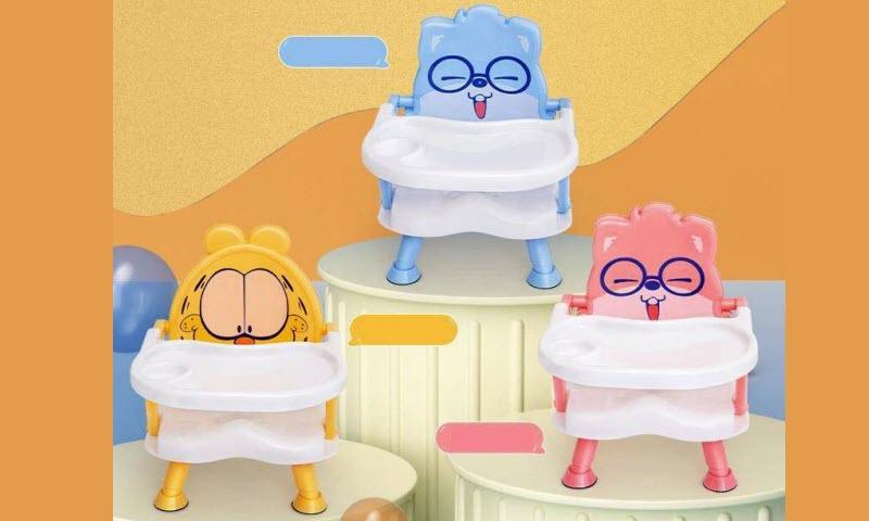 Ghế ăn dặm cho bé hình mắt kính cute