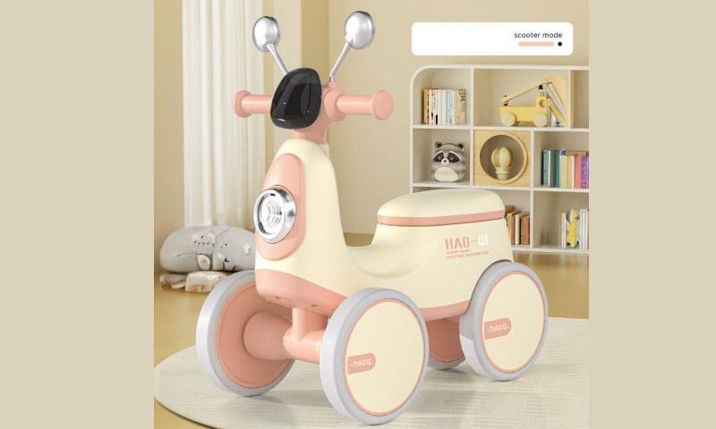 Xe máy chòi chân 4 bánh 608 cho bé 1-3 tuổi