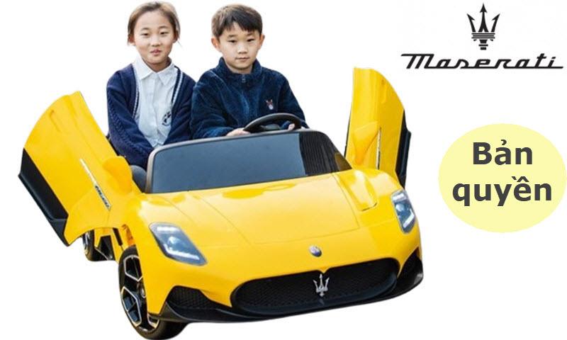 Xe ô tô điện trẻ em 2 chỗ ngồi Maserati S313 bản quyền cao cấp