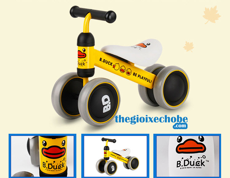 Xe thăng bằng cho bé YBE-9988 có hình chú vịt đầu xe ngộ nghĩnh