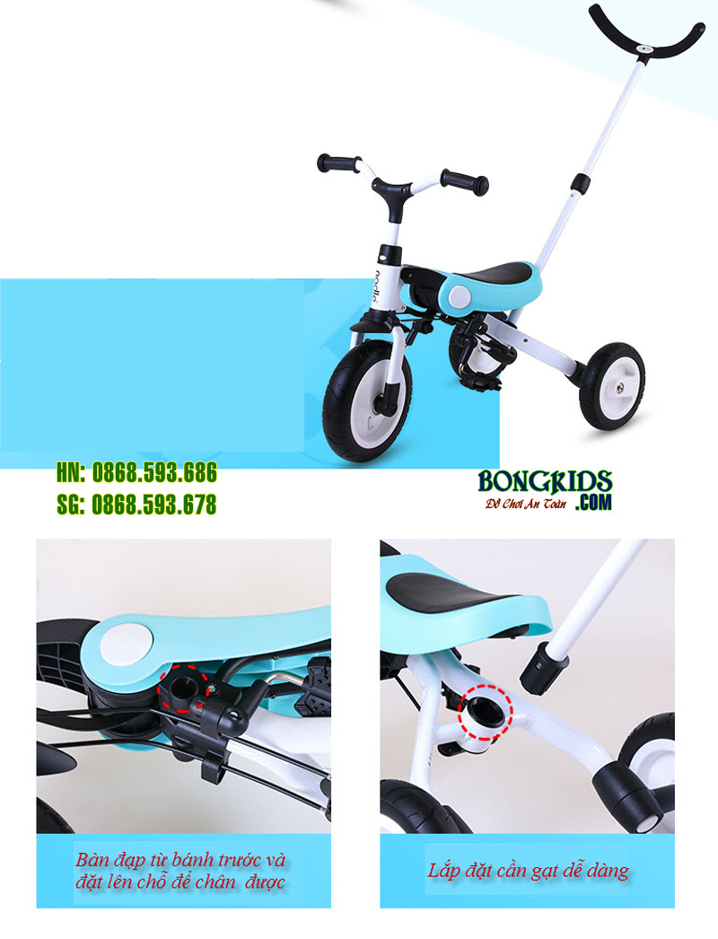 Xe đa năng 5 in 1 cao cấp cho bé A2 5 Xe đa năng 5 in 1 cao cấp cho bé A2 5