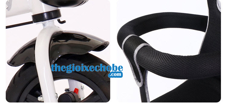 Xe đạp ba bánh trẻ em 313 có đàu xe chắc chắn