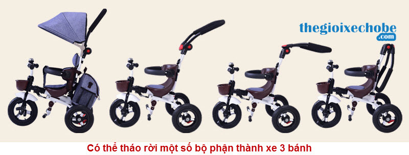 Xe có thể tháo rời một số bộ phận