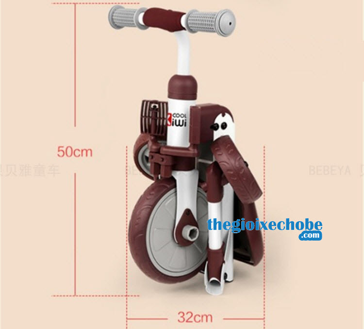 Kích thước xe đạp 3 bánh trẻ em AH-003 