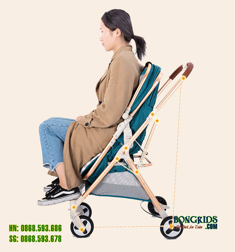 Xe đa năng đẩy- nôi cho bé xf 518 14