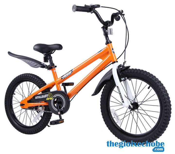 Xe đạp trẻ em RoyalBaby FreeStyle RB-6 màu xanh da cam