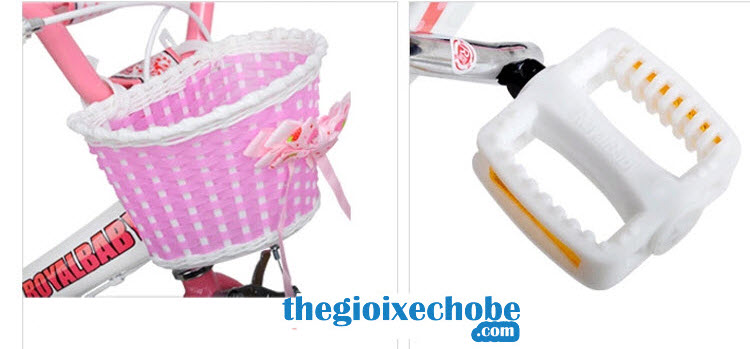 Xe đạp trẻ em Royalbaby Jenny RBG-4 có giỏ xe rộng và bàn đạp chắc chắn