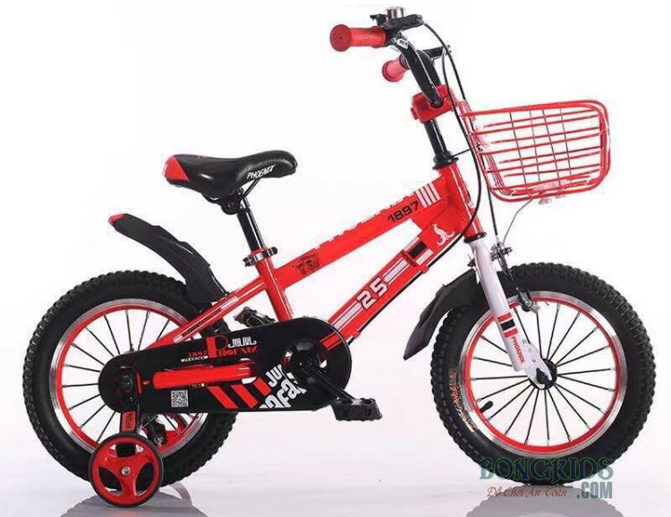 Xe đạp trẻ em phoenix màu đỏ