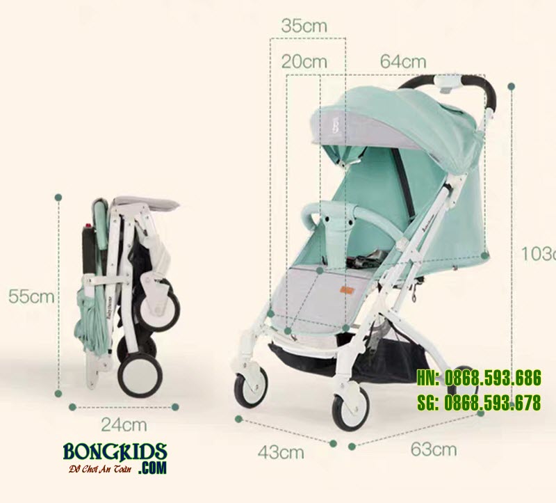 Xe đẩy cho bé XF588 12