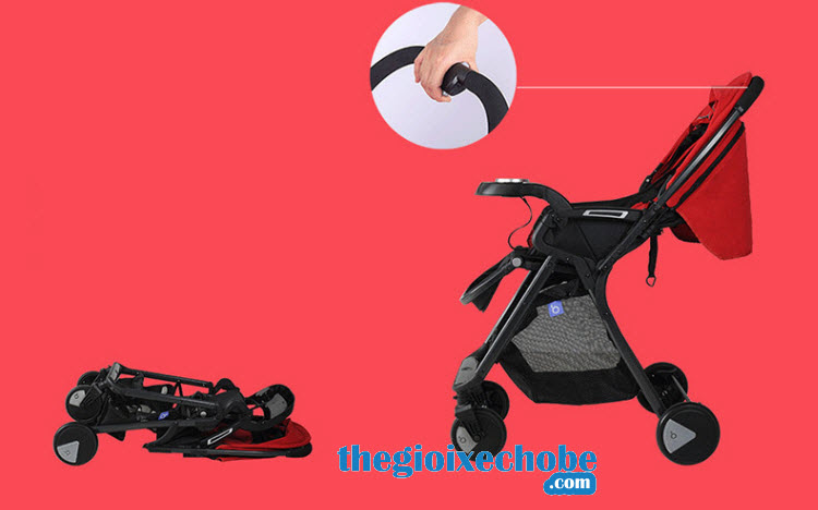 Xe đẩy trẻ em Baobaohao QK1 có thể gập gọn 1 cách đơn giản