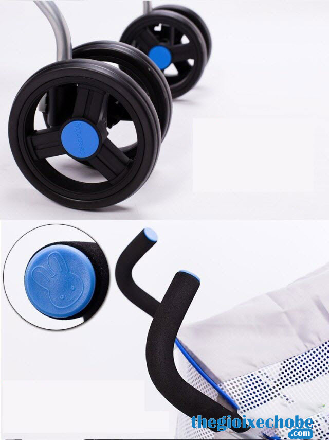 Xe đẩy cho bé Seebaby S02-1 có bánh xe xoay 360 độ