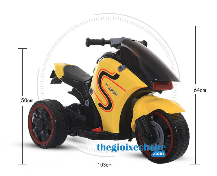 Kích thước xe máy điện trẻ em FB-6399