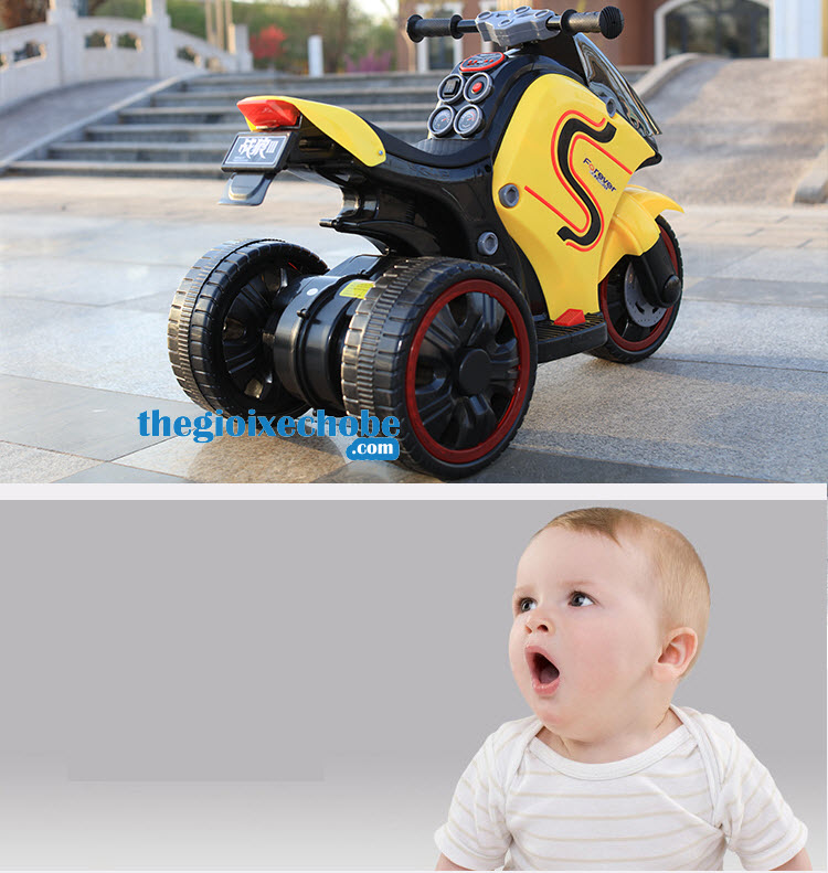 Xe máy điện trẻ em FB-6399 phía sau
