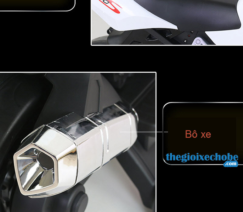 Các chi tiết xe máy điện trẻ em K1300S 