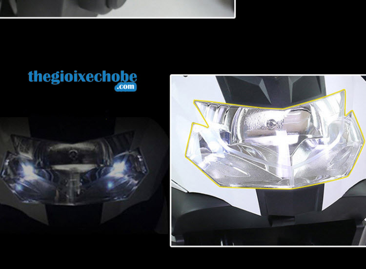 Đèn pha trước xe máy điện trẻ em K1300S 