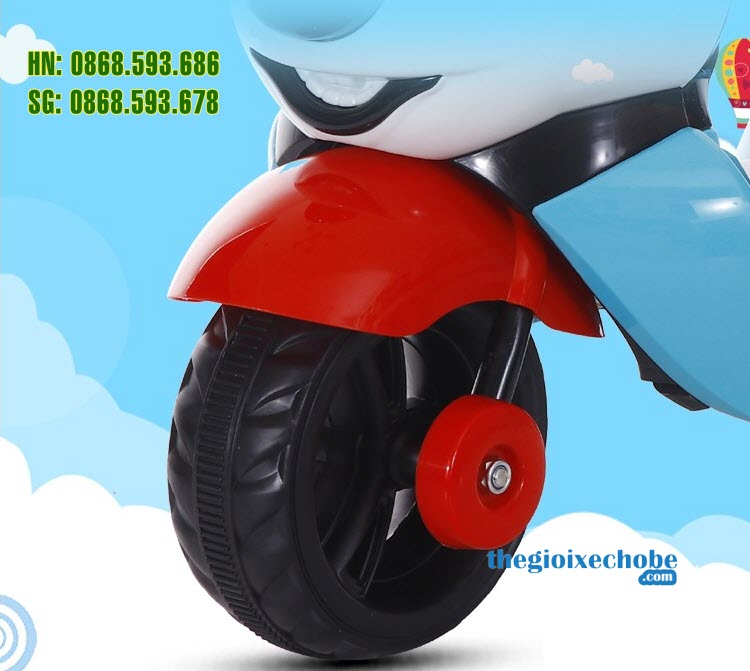 Xe máy điện trẻ em Vespa HLM-5588 bánh trước