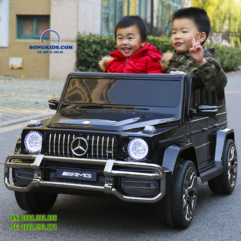 Xe Ôtô Điện Trẻ Em Bản Quyền Mercedes AMG G63-S307 cho 2 bé ngồi