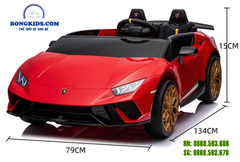 Xe hơi điện cho bé S311 Lamborghini - Size