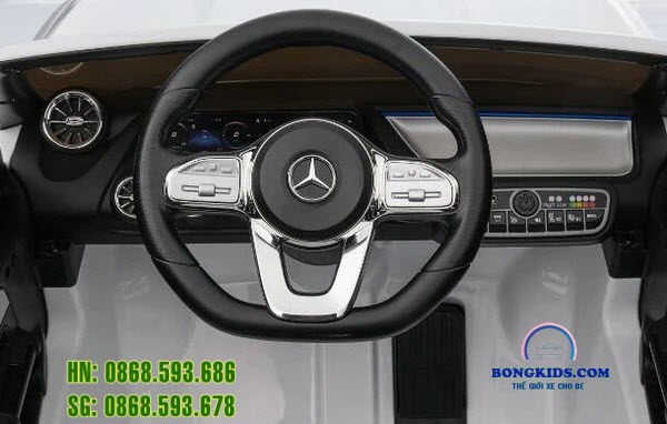 Xe hơi điện cho bé XMX625 Mercedes - vô lăng