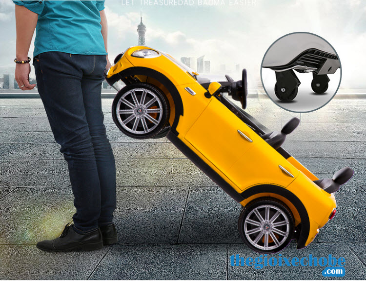 Xe ô tô điện trẻ em Mini Cooper SX-1638 (Hai ghế trước sau)