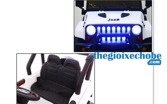Hệ thống đèn led của  xe ô tô điện trẻ em JHW-5188 