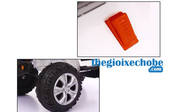 Bánh xe và chân ga của  xe ô tô điện trẻ em JHW-5188 