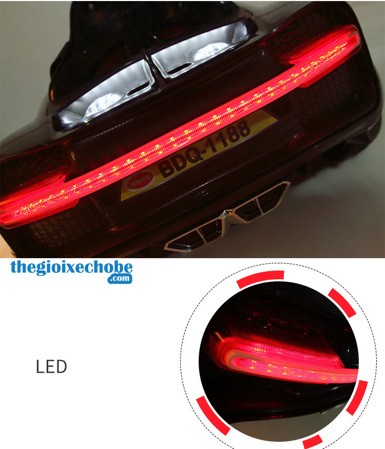 Xe ô tô điện trẻ em BDQ-1188 có hệ thống đền led cực sáng