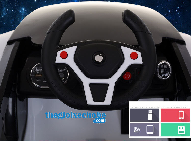 Vô lăng của xe ô tô điện trẻ em MG-158