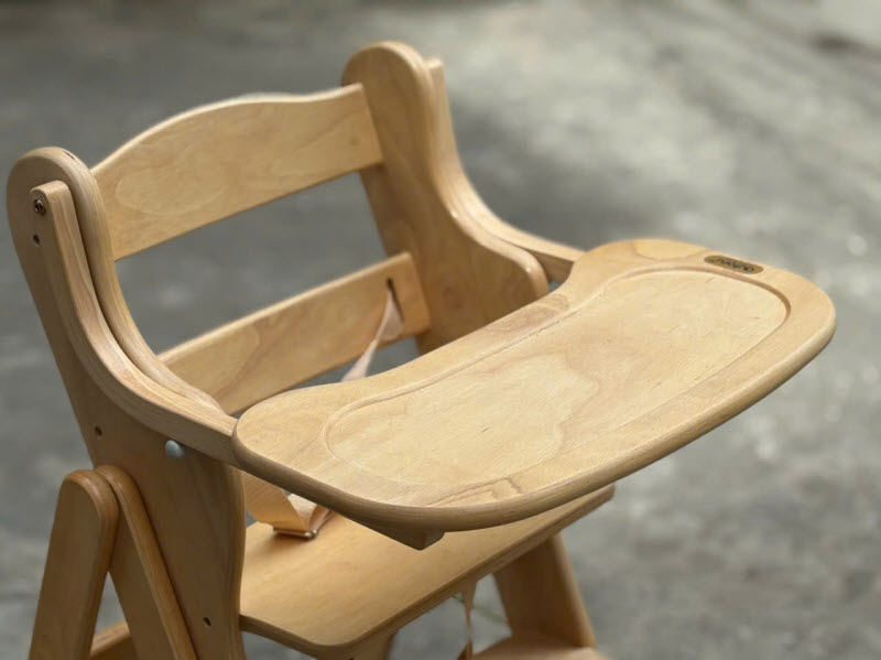 Ghế ăn dặm gỗ cho bé Autoru R1 gập gọn