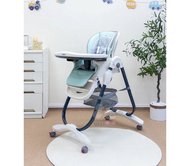 Ghế ăn dặm cao cấp, ngả được Umoo 05101 cho bé 6-48 tháng