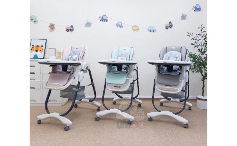 Ghế ăn dặm cao cấp, ngả được Umoo 05101 cho bé 6-48 tháng