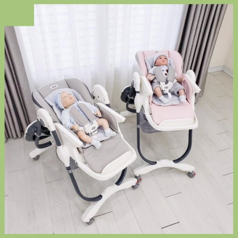 Ghế ăn dặm cao cấp, ngả được Umoo 05101 cho bé 6-48 tháng