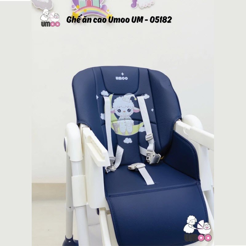 Ghế ăn dặm ngả được Umoo 05182 cho bé 6-48 tháng