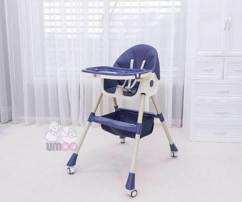 Ghế ăn dặm ngả được Umoo 05145 cho bé 6-48 tháng