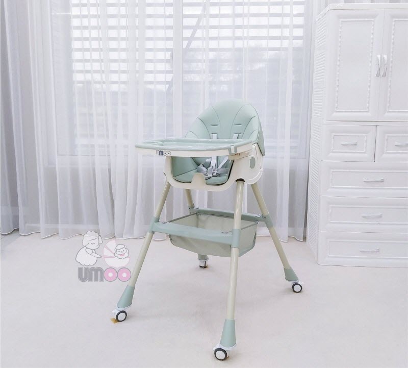 Ghế ăn dặm ngả được Umoo 05145 cho bé 6-48 tháng