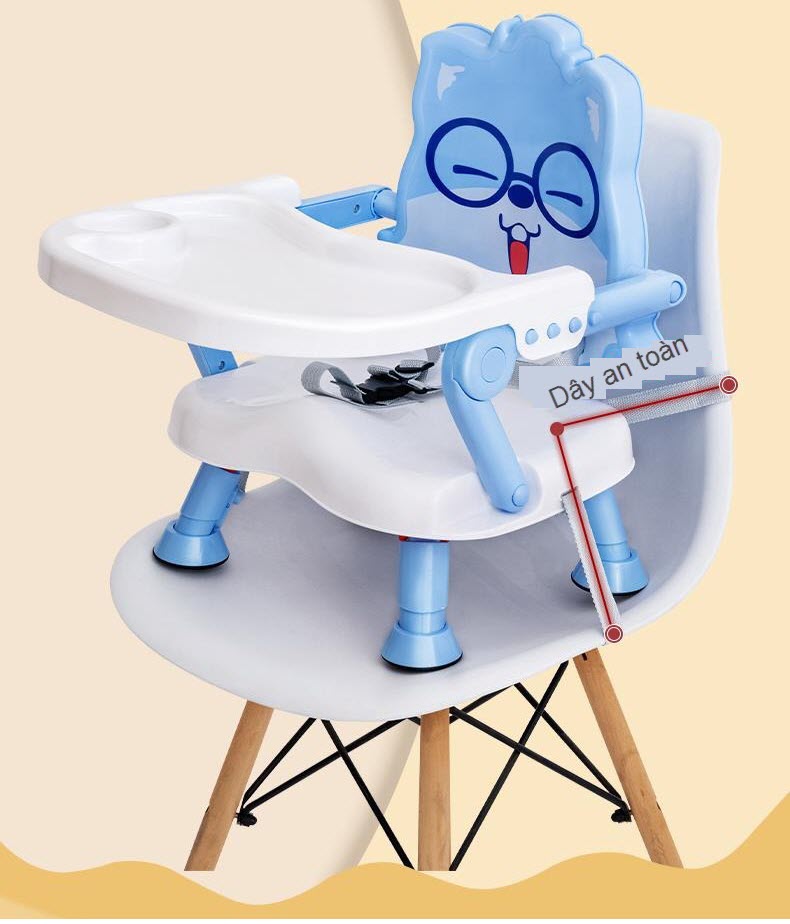 Ghế ăn dặm cho bé hình mắt kính cute