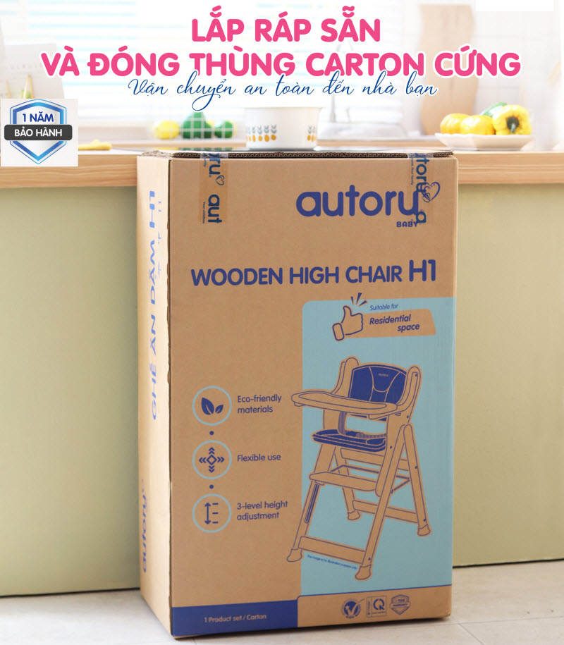 Ghế ngồi ăn dặm cao cấp cho bé Autoru