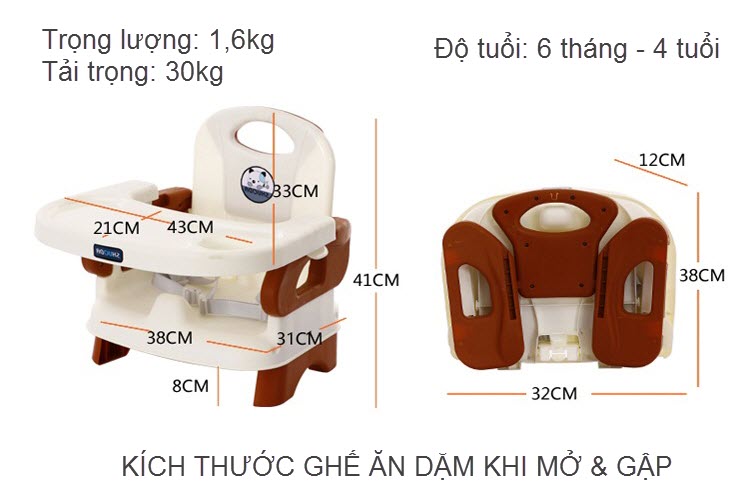 Ghế ăn dặm cho bé CY316