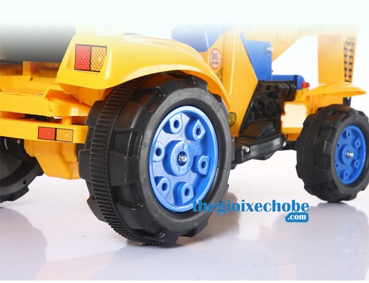 Xe cần cẩu máy xúc máy ủi điện cho bé 618