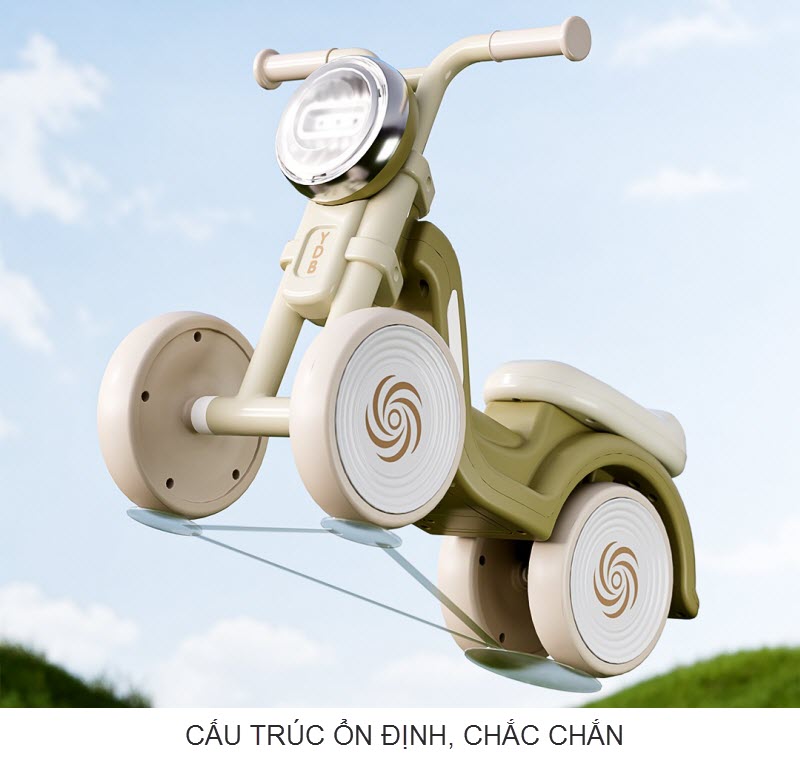 Xe chòi chân 4 bánh 066 cho bé 1-3 tuổi