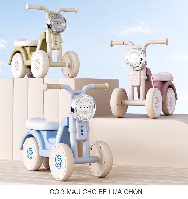 Xe chòi chân 4 bánh 066 cho bé 1-3 tuổi