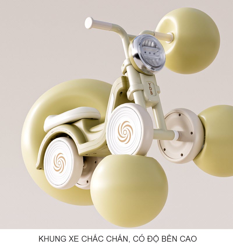 Xe chòi chân 4 bánh 066 cho bé 1-3 tuổi