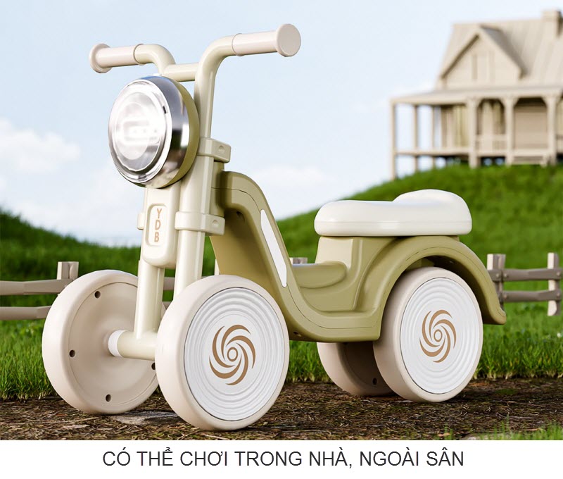 Xe chòi chân 4 bánh 066 cho bé 1-3 tuổi