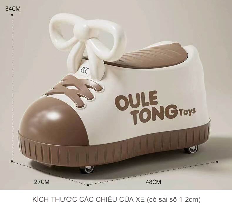 Xe chòi chân chiếc giày cho bé 1-3 tuổi