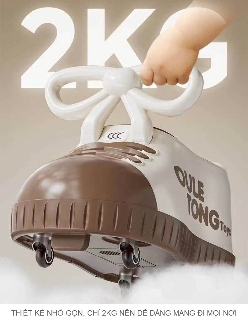 Xe chòi chân chiếc giày cho bé 1-3 tuổi