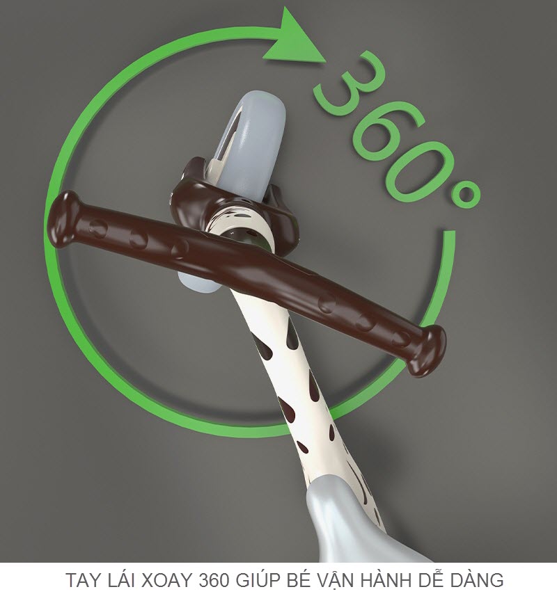 Xe chòi chân thăng bằng cỡ nhỏ 718 cho bé 1-3 tuổi