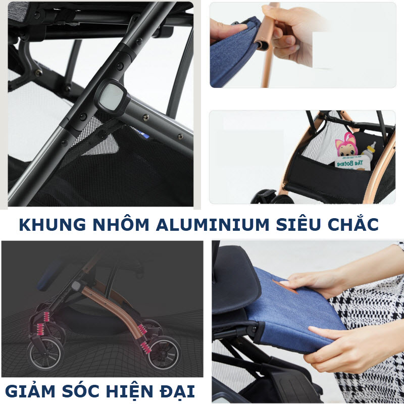 Xe đẩy baobaohao qz1 cao cấp